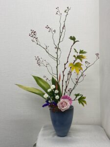１２月　神戸店の生け花～その１～